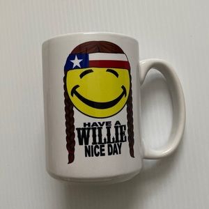 Willie Nelson Mug “Have a Willie Nice Day”